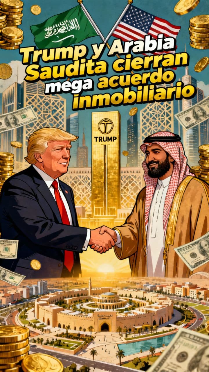 Trump y Arabia Saudita cierran mega acuerdo inmobiliario