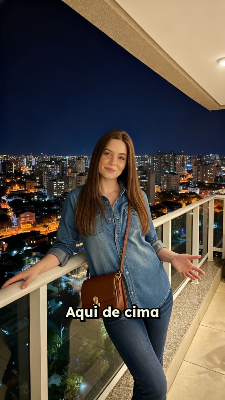 Vista da Cidade Noturna