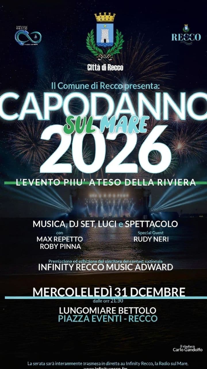 Capodanno sul Mare 2026 a Recco