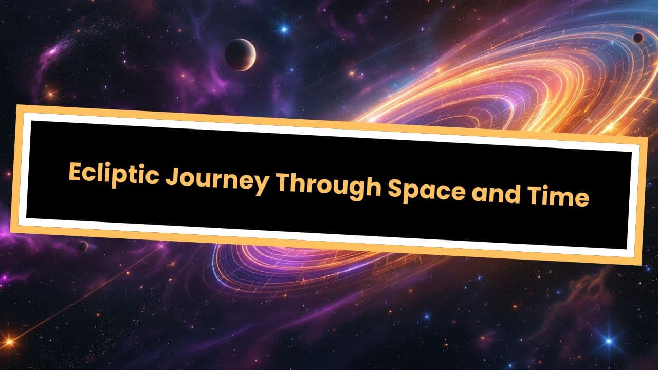 Ecliptic Journey Through Space and Time