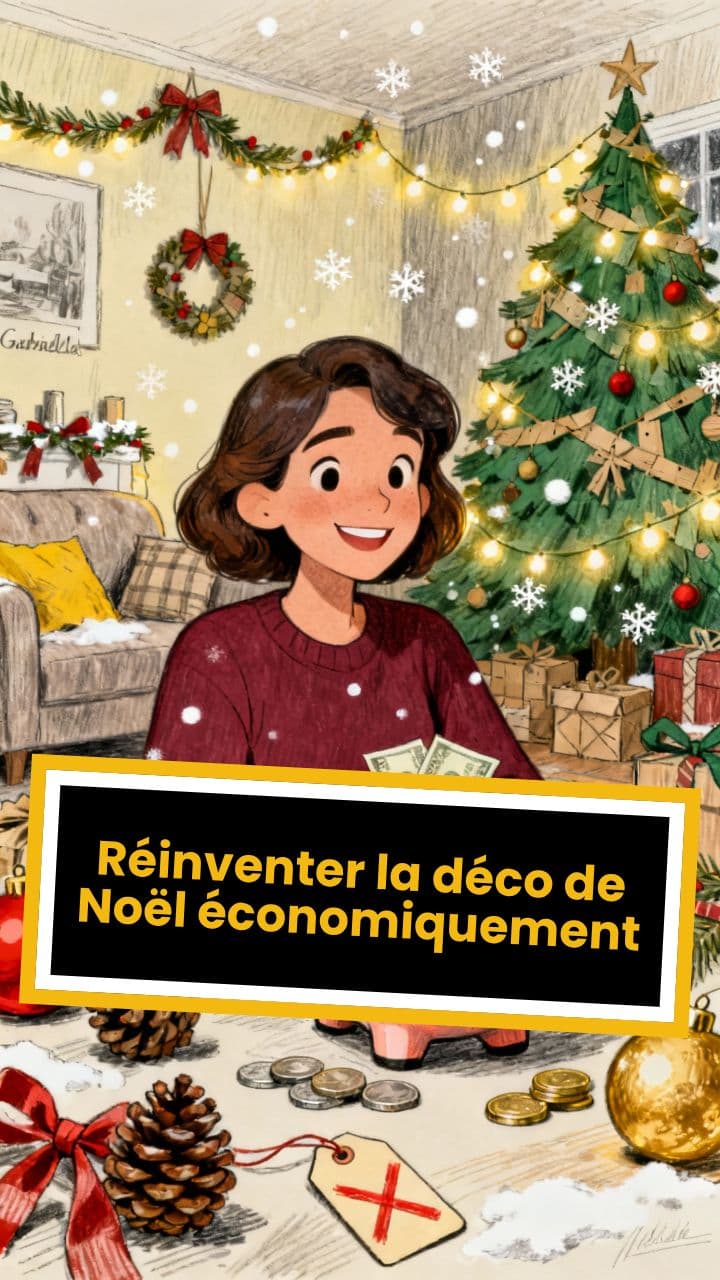 Réinventer la déco de Noël économiquement
