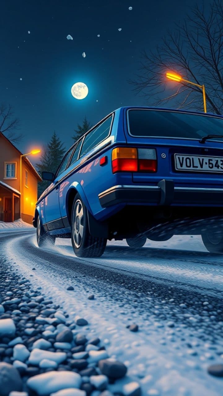 Pixelhjärta i vintermörkret