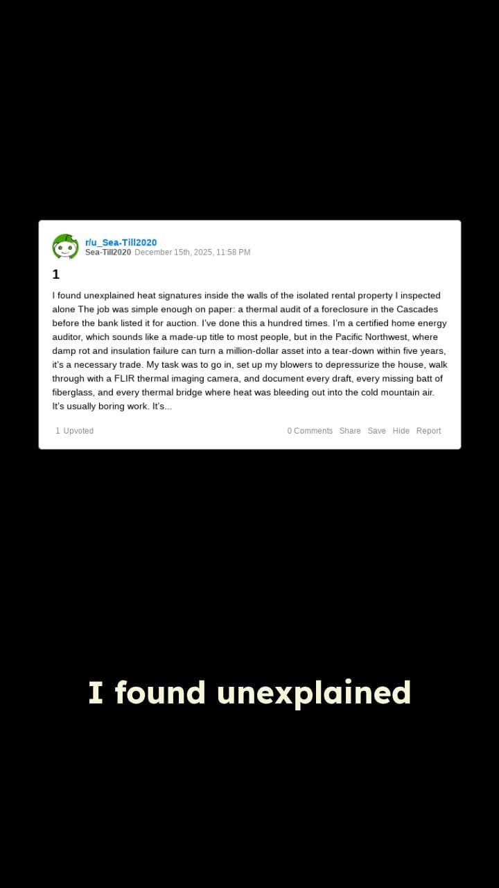 Unexplained Heat Signatures in an Isolated Home