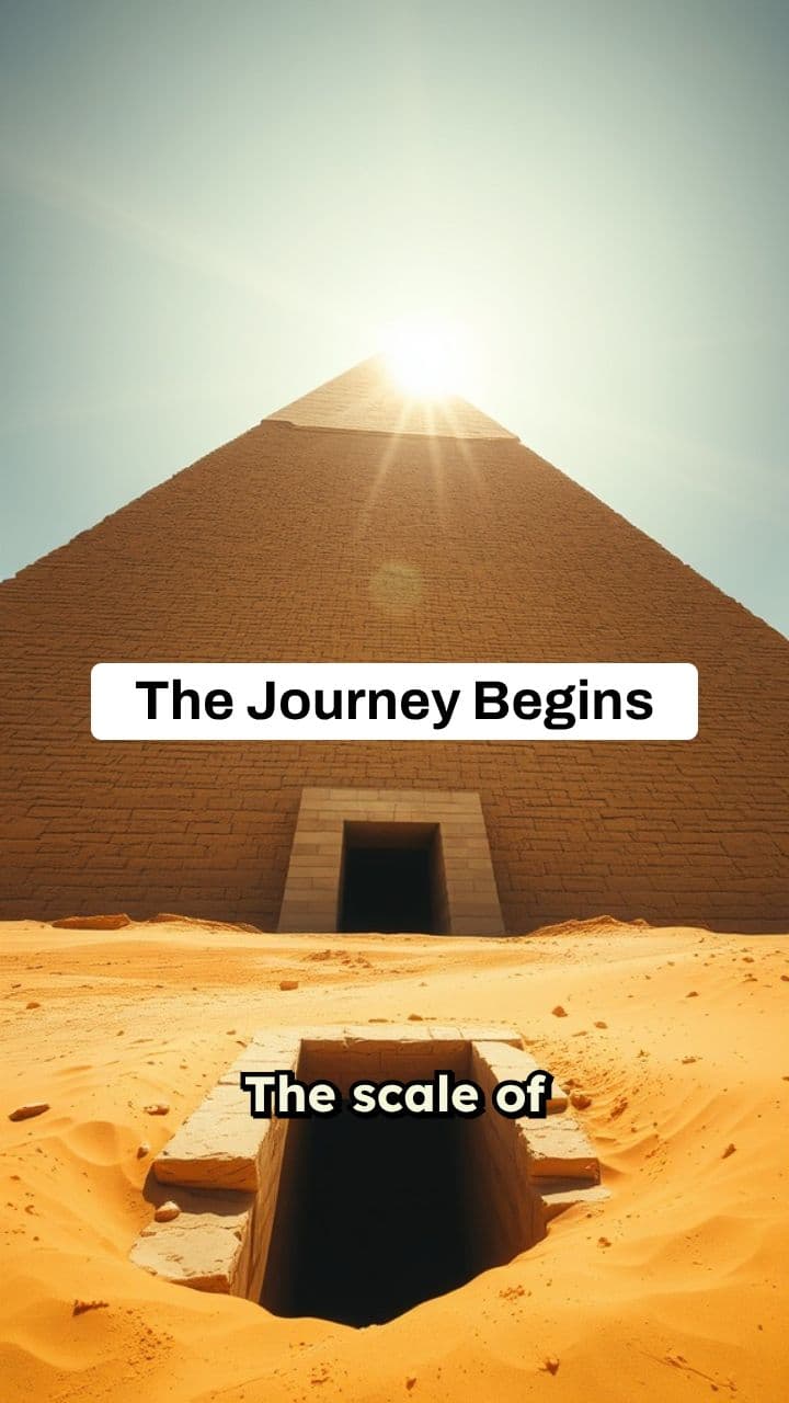 POV: Entering an Ancient Egyptian Pyramid