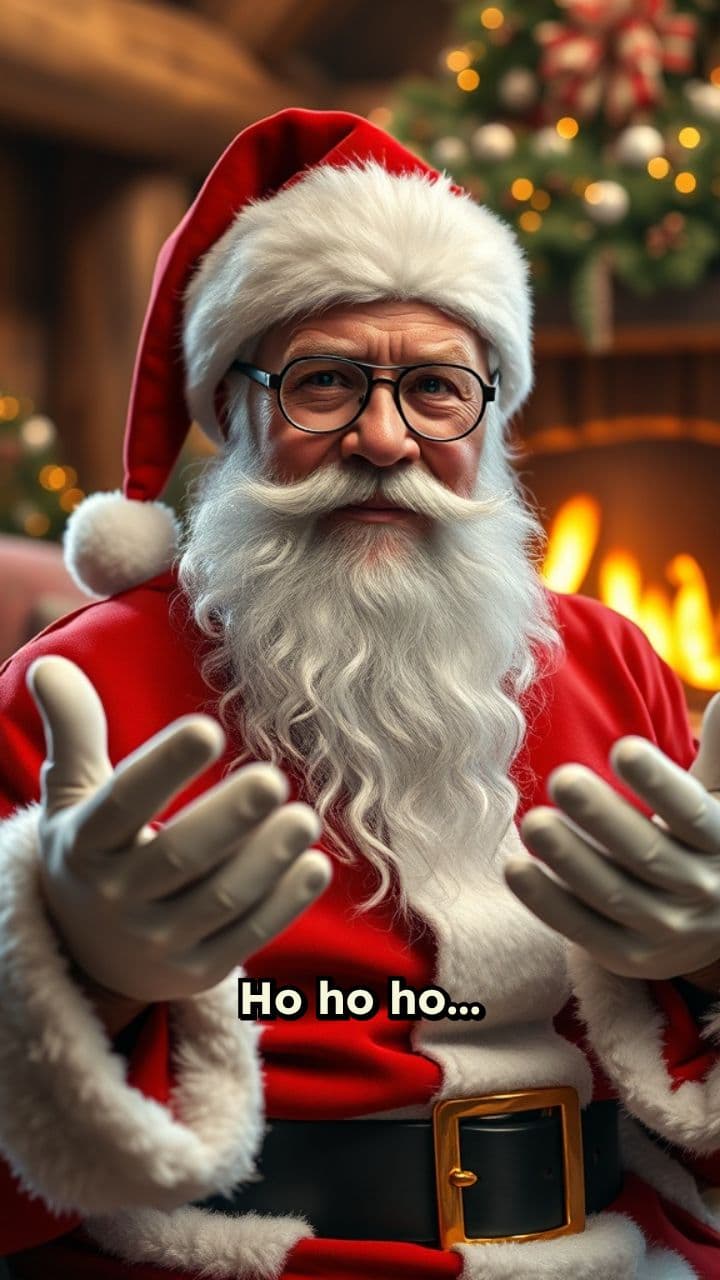 Mensaje de Papá Noel al Maestro de la Barbacoa