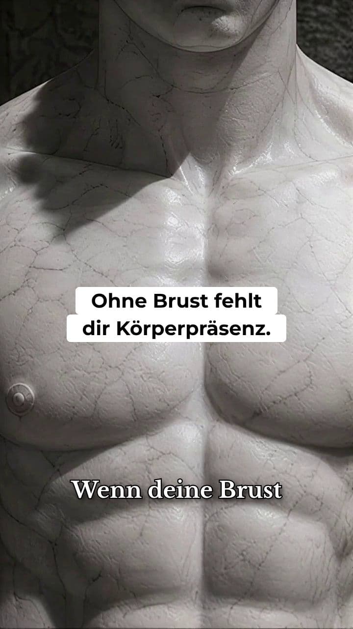 Wir bauen dich gemeinsam zur Statue - Brust