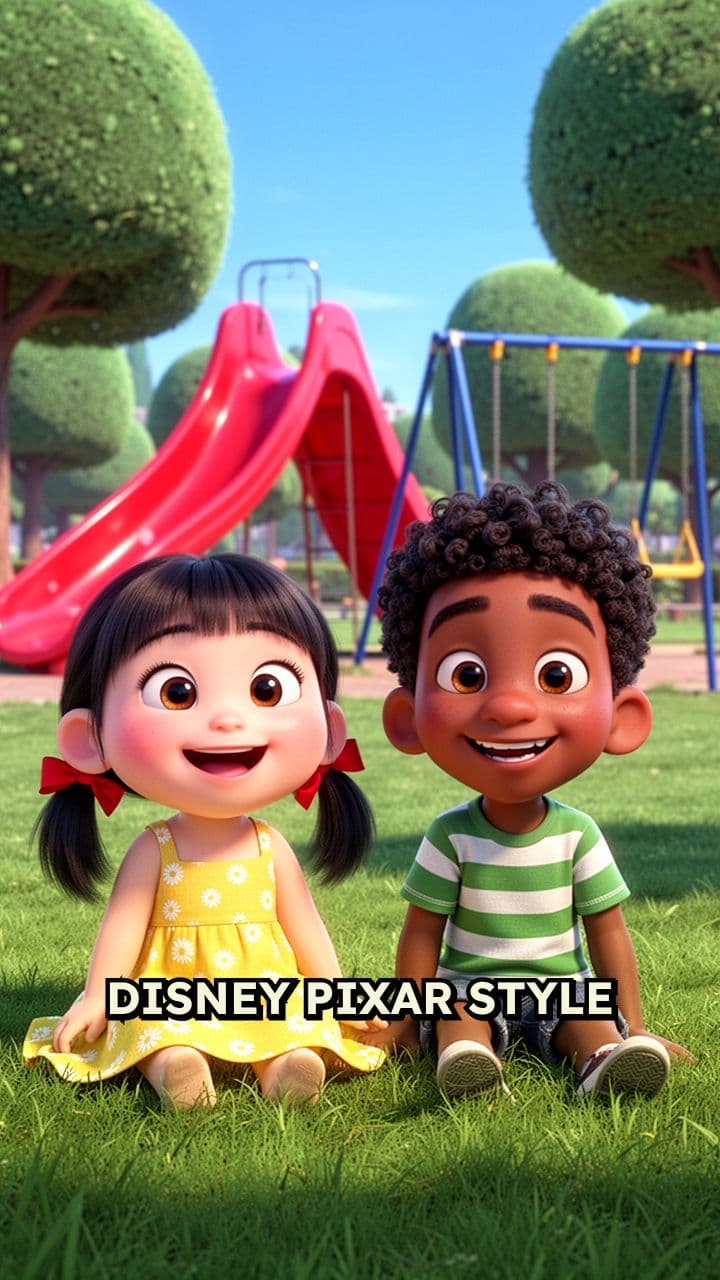 Sunny Park Playtime with Friends