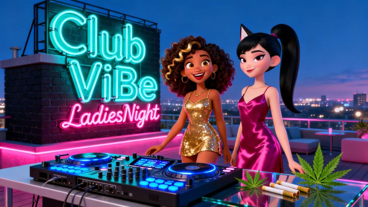 Club ViBe Ladies Night Scene