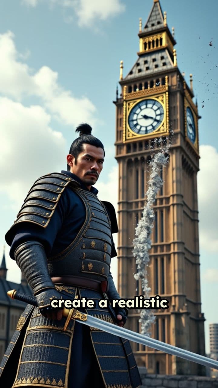 Samurai vs. Big Ben: Epic Showdown