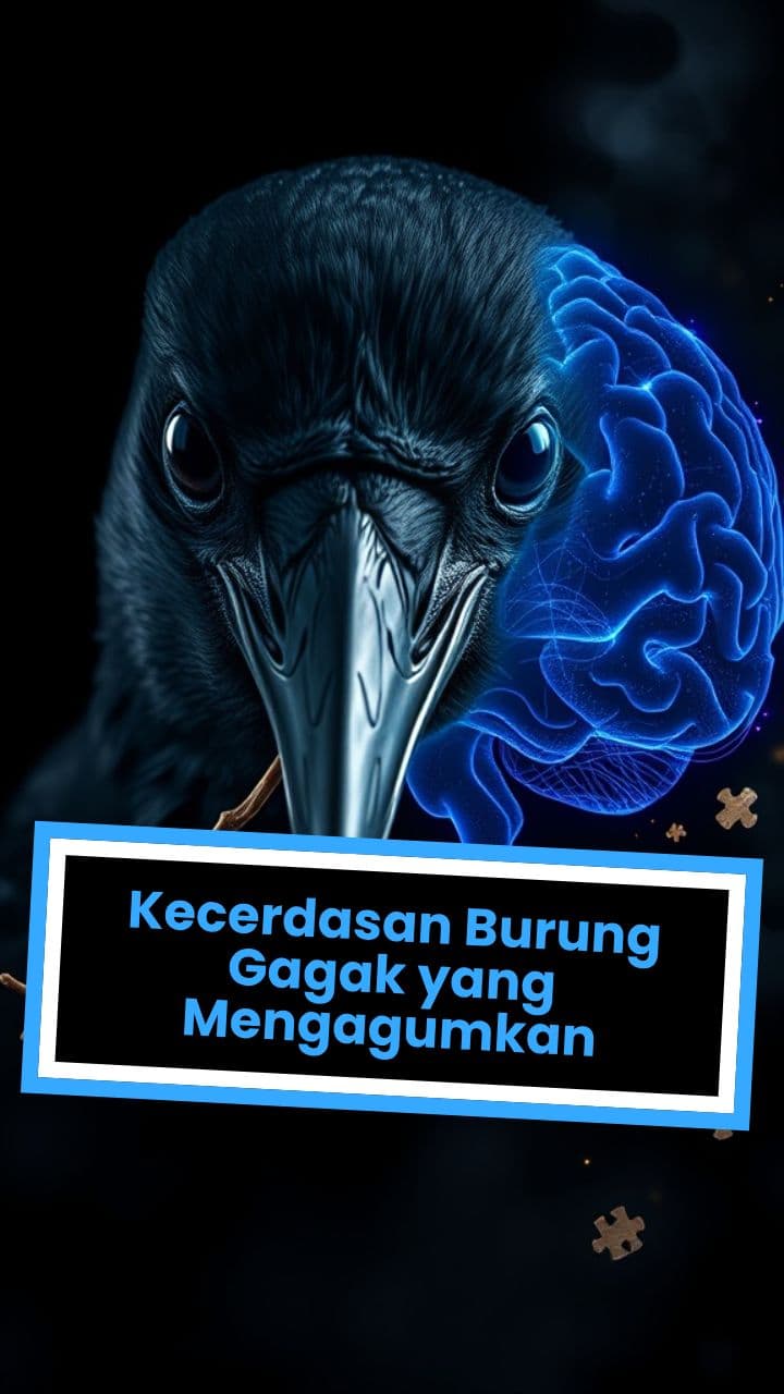 Kecerdasan Burung Gagak yang Mengagumkan