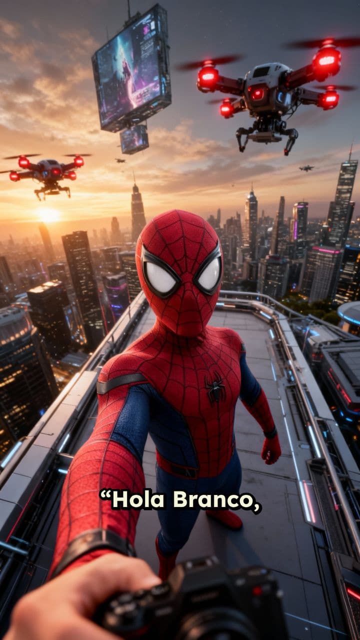 Mensaje de Spider-Man para Branco