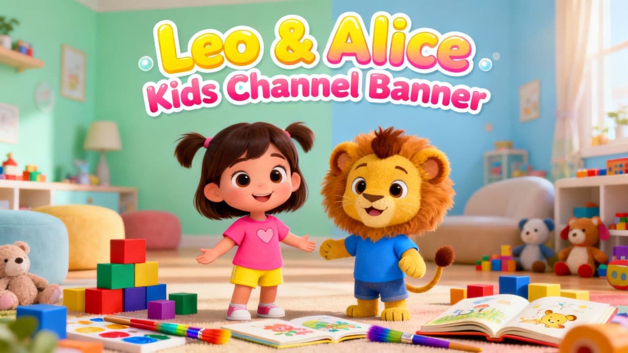 Leo & Alice Kids Channel Banner