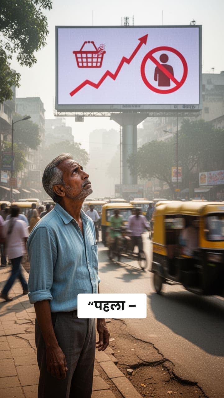 महंगाई-बेरोज़गारी का बढ़ता बोझ