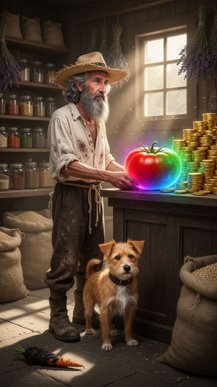 Rainbow Tomato Saves the Farmer