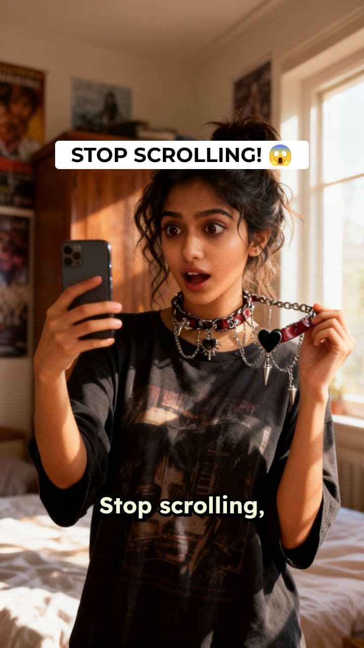 Viral Gen Z Aesthetic Choker UGC