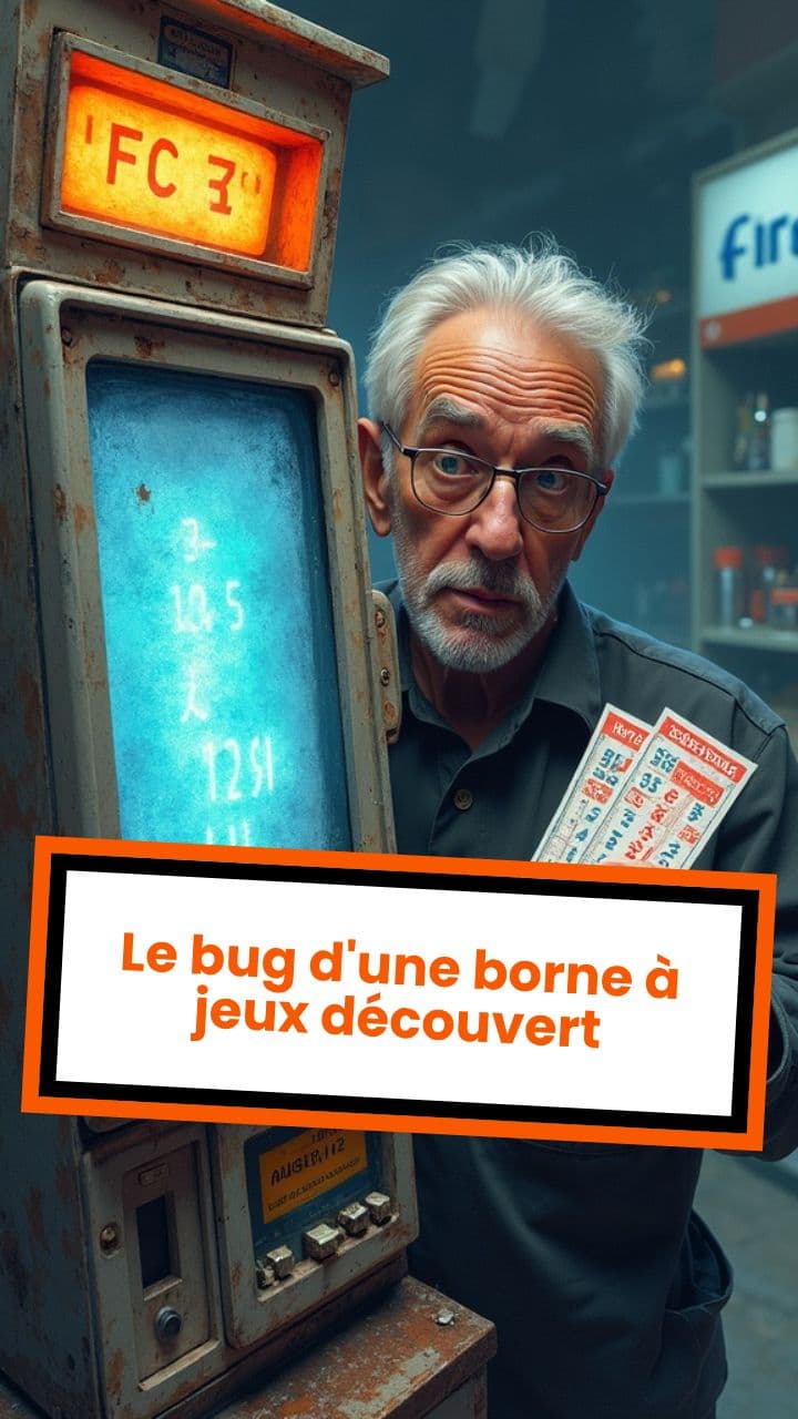 Le bug d'une borne à jeux découvert