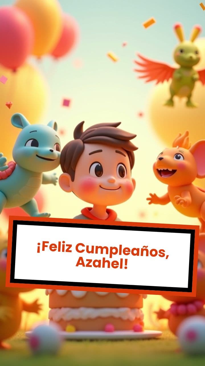 ¡Feliz Cumpleaños, Azahel!