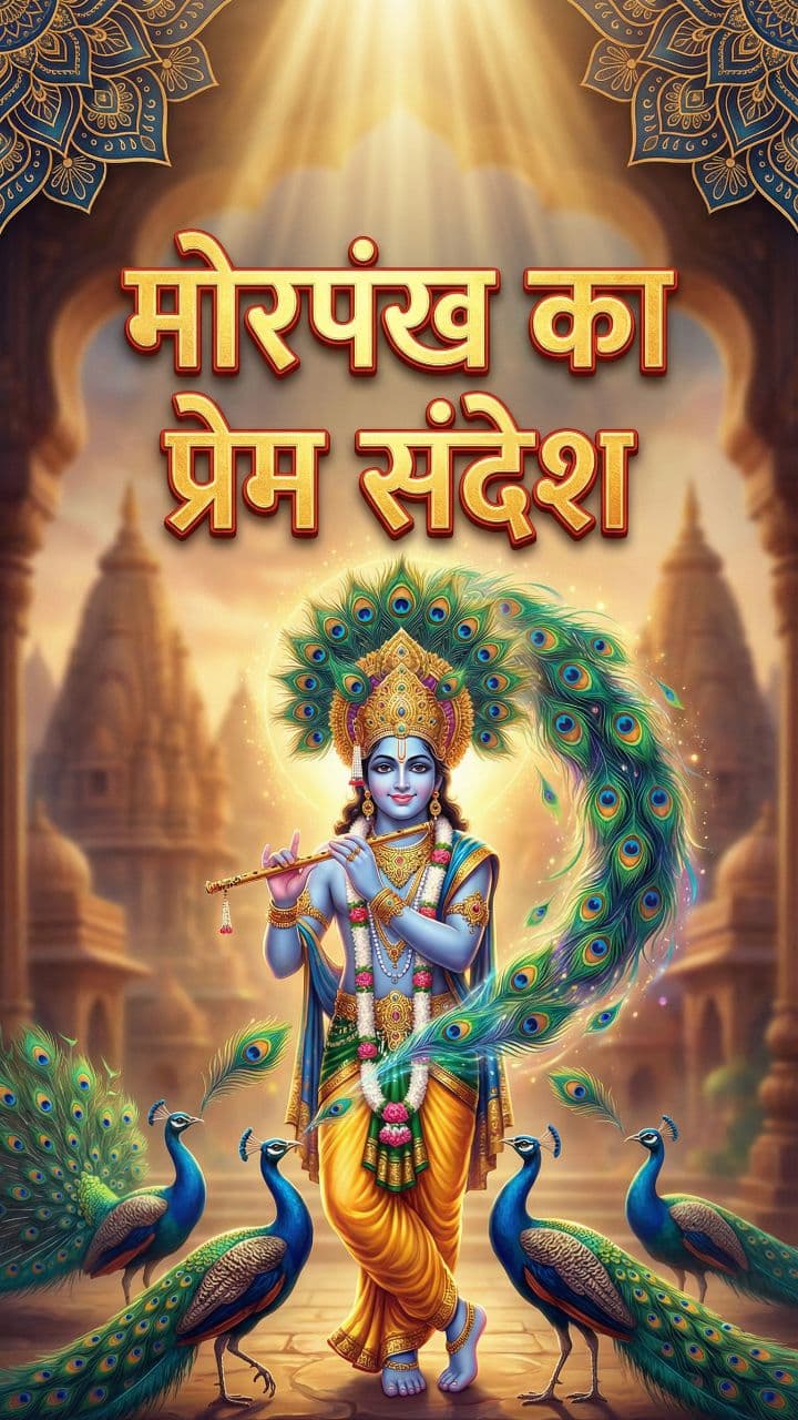 मोरपंख का प्रेम संदेश