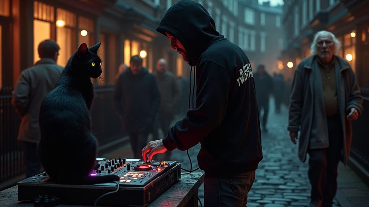 The Lonely Man at the Street's End