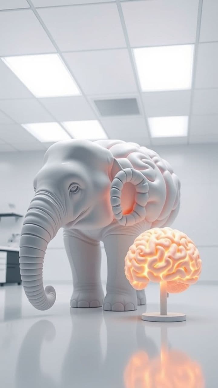 हाथी और इंसान की बुद्धिमत्ता तुलना