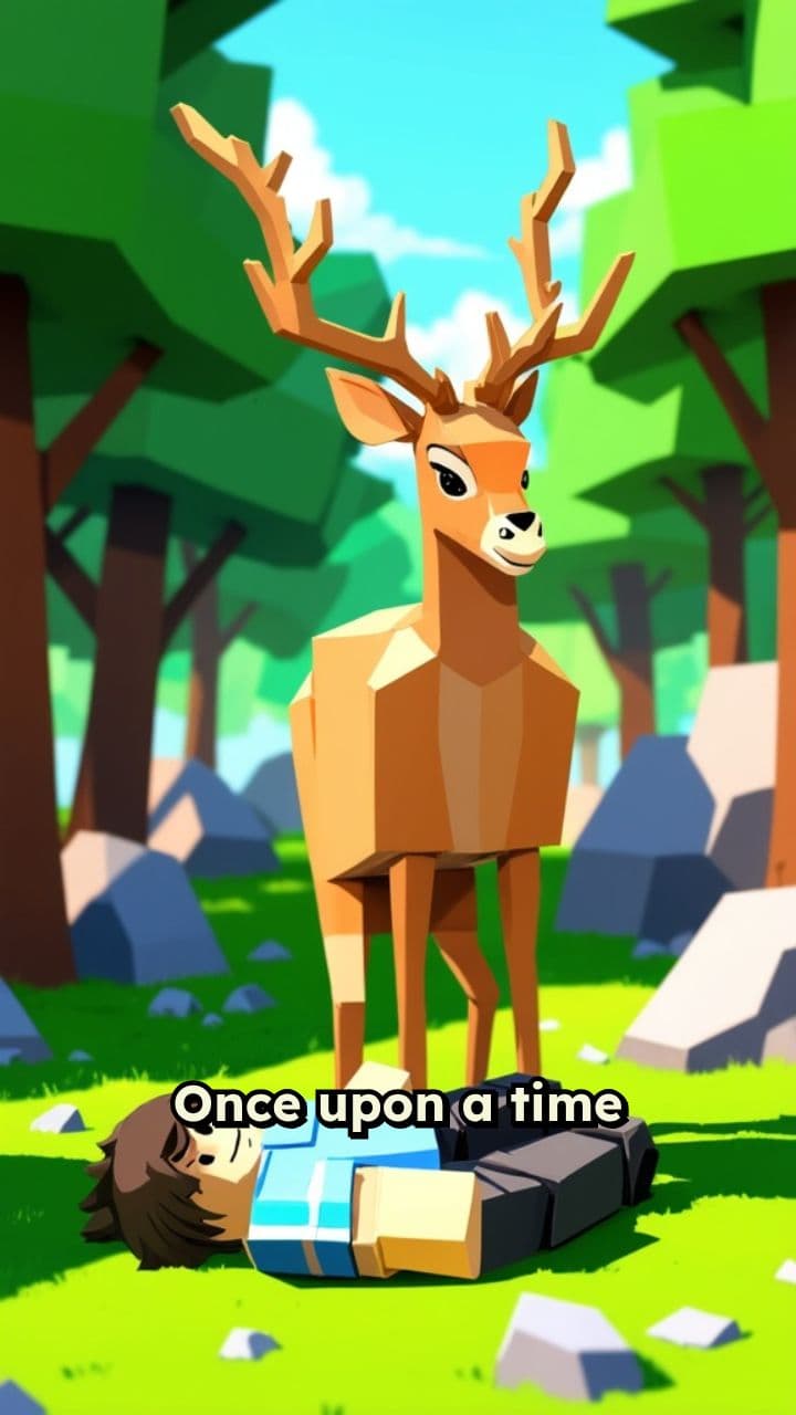 Deer Attack in Roblox Forest