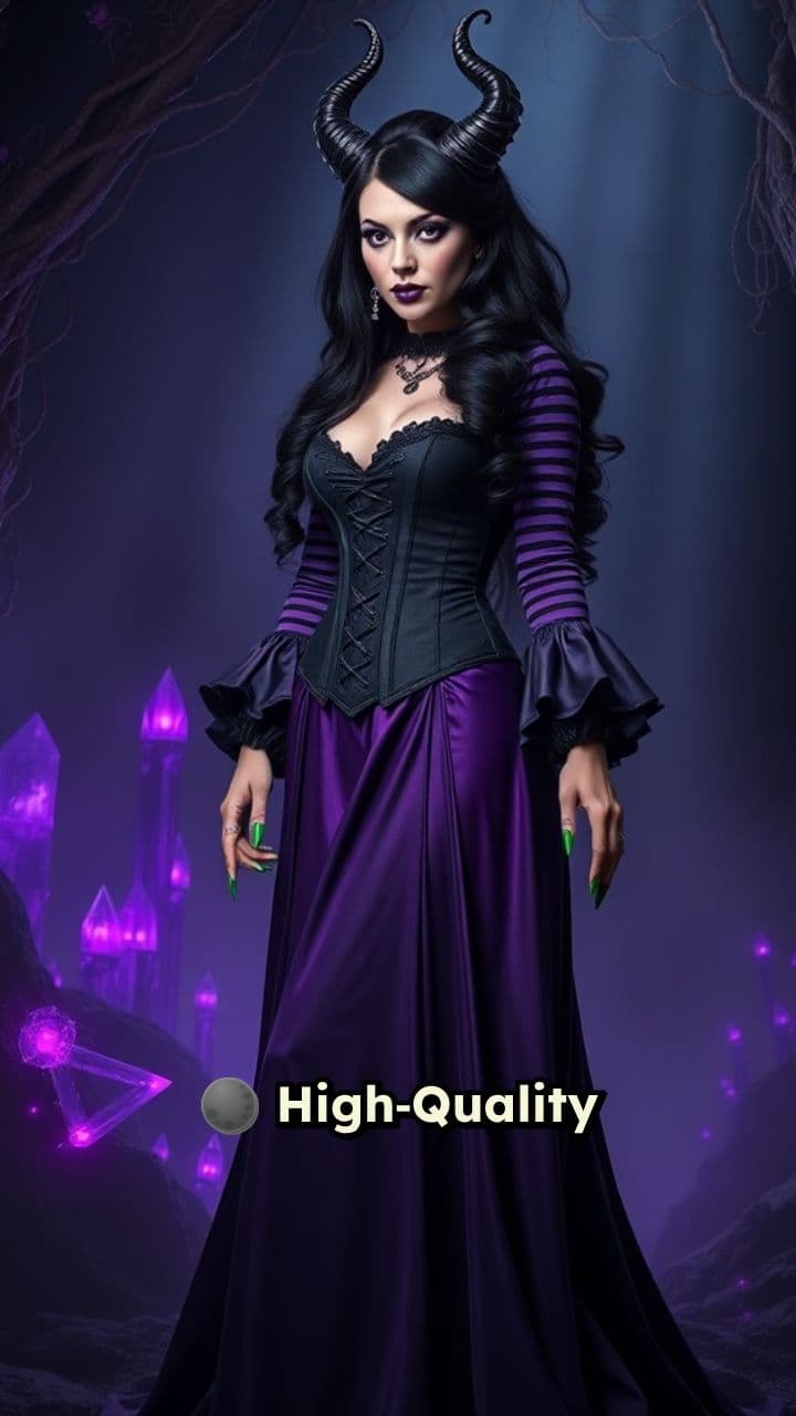 Gothic Sorceress Magical Reveal
