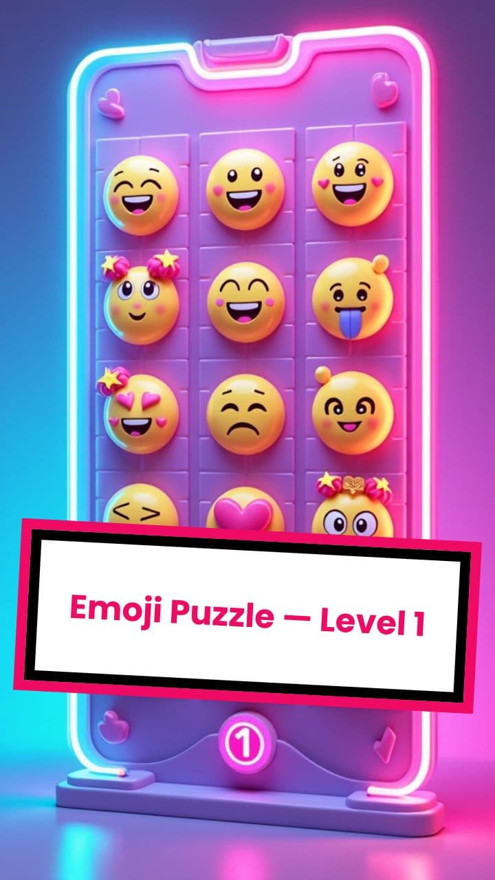 Emoji Puzzle — Level 1