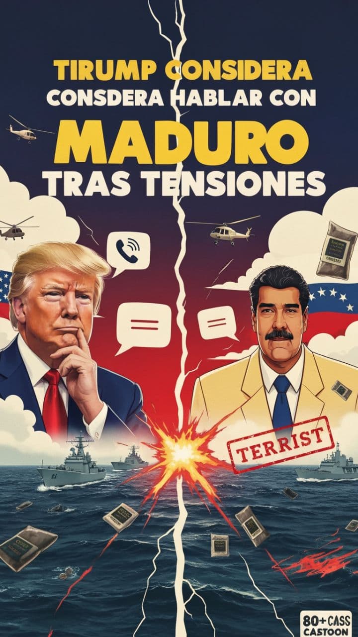 Trump considera hablar con Maduro tras tensiones
