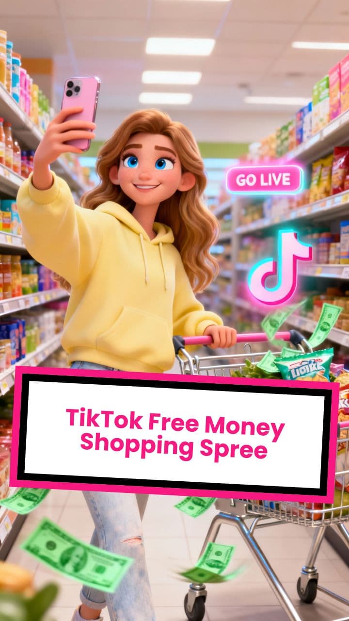 TikTok Free Money Shopping Spree