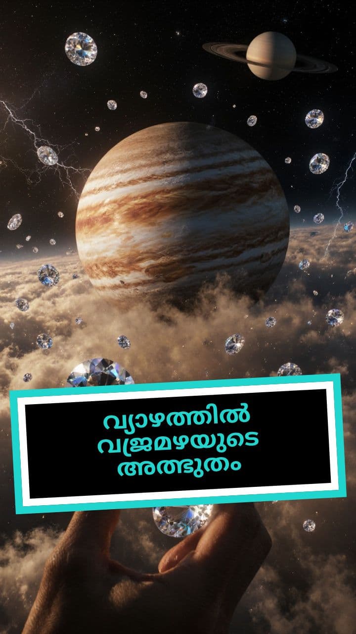 വ്യാഴത്തിൽ വജ്രമഴയുടെ അത്ഭുതം