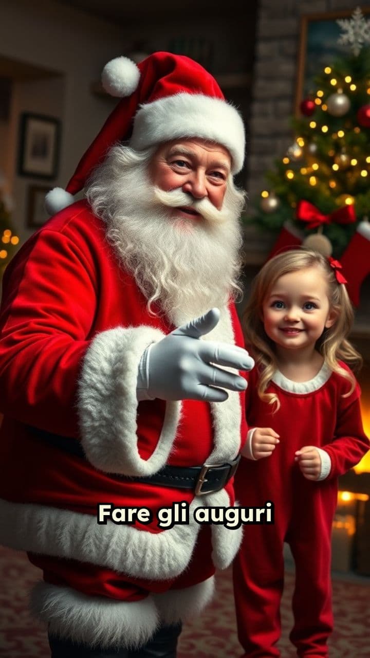 Auguri di Natale da Babbo Natale a Petra
