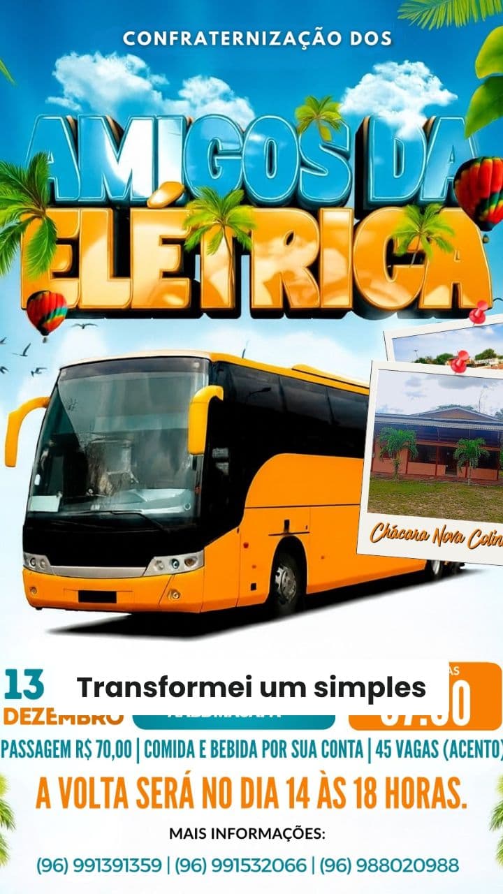 Convite de Festa Mágica na Chácara