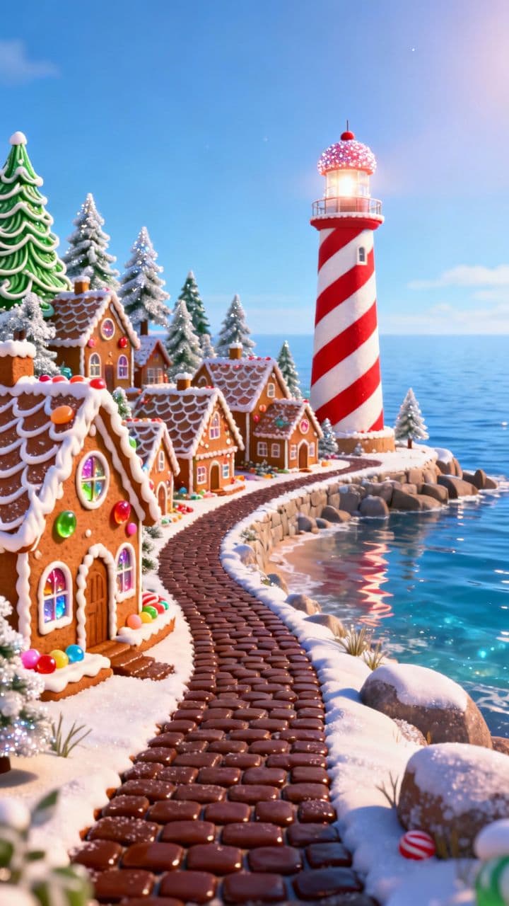 Gingerbread Village Holiday Cheer