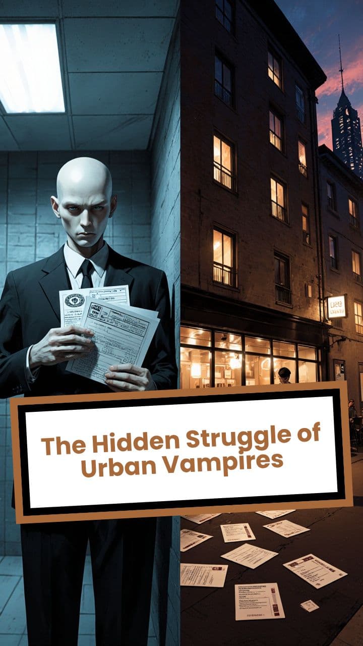 The Hidden Struggle of Urban Vampires