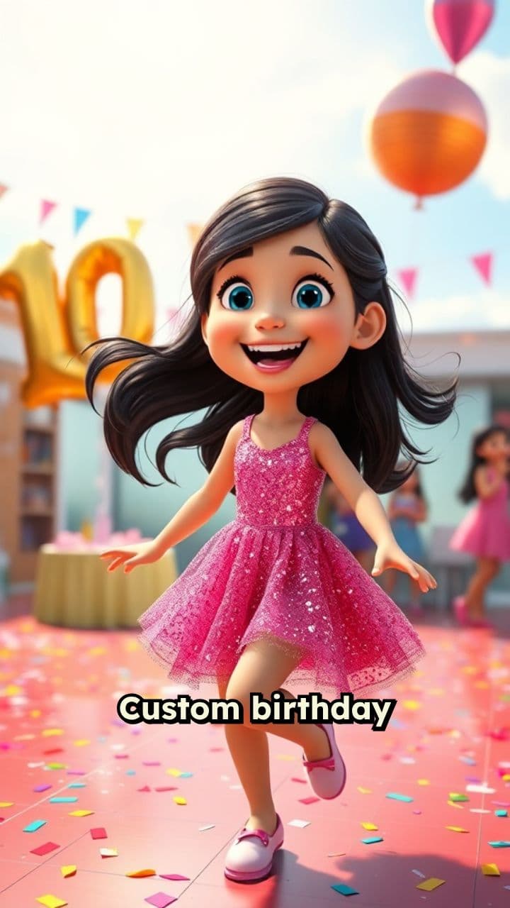 AI-Generated Birthday Banger for Lucia