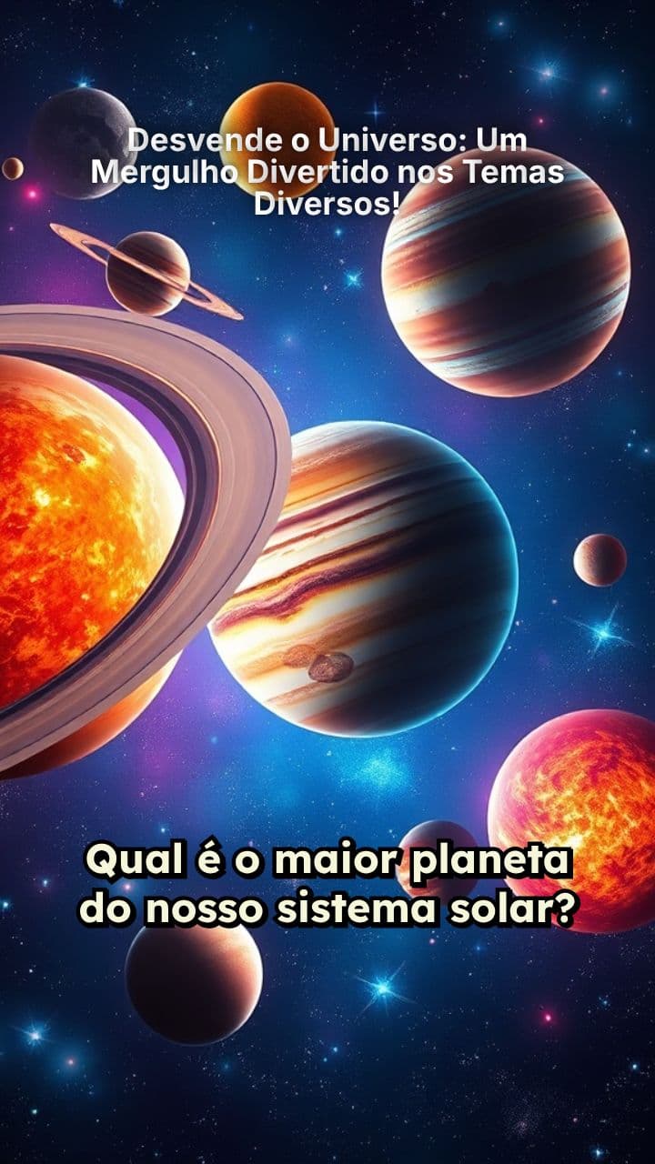 Desvende o Universo: Um Mergulho Divertido nos Temas Diversos!