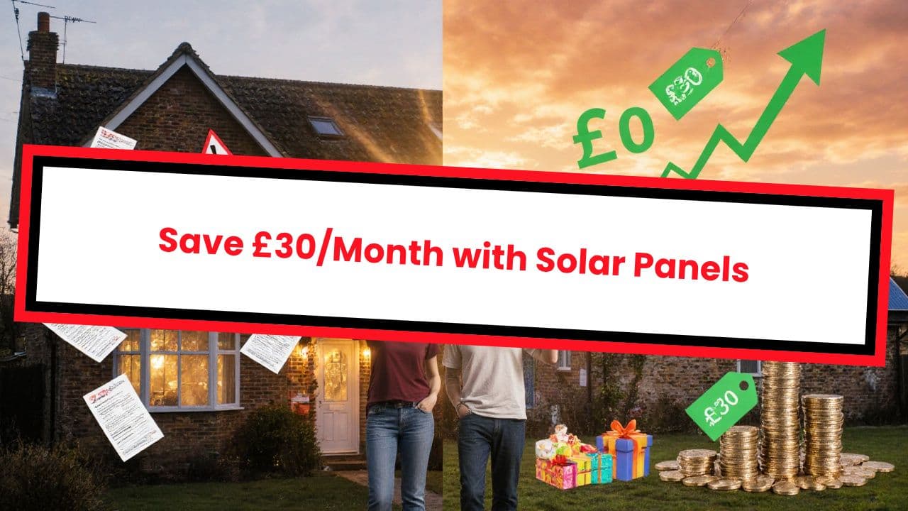 Save £30/Month with Solar Panels