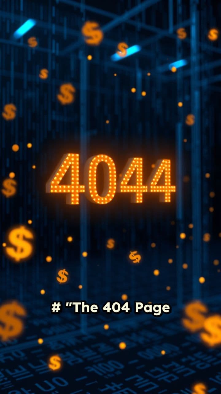 The Million Dollar 404 Page