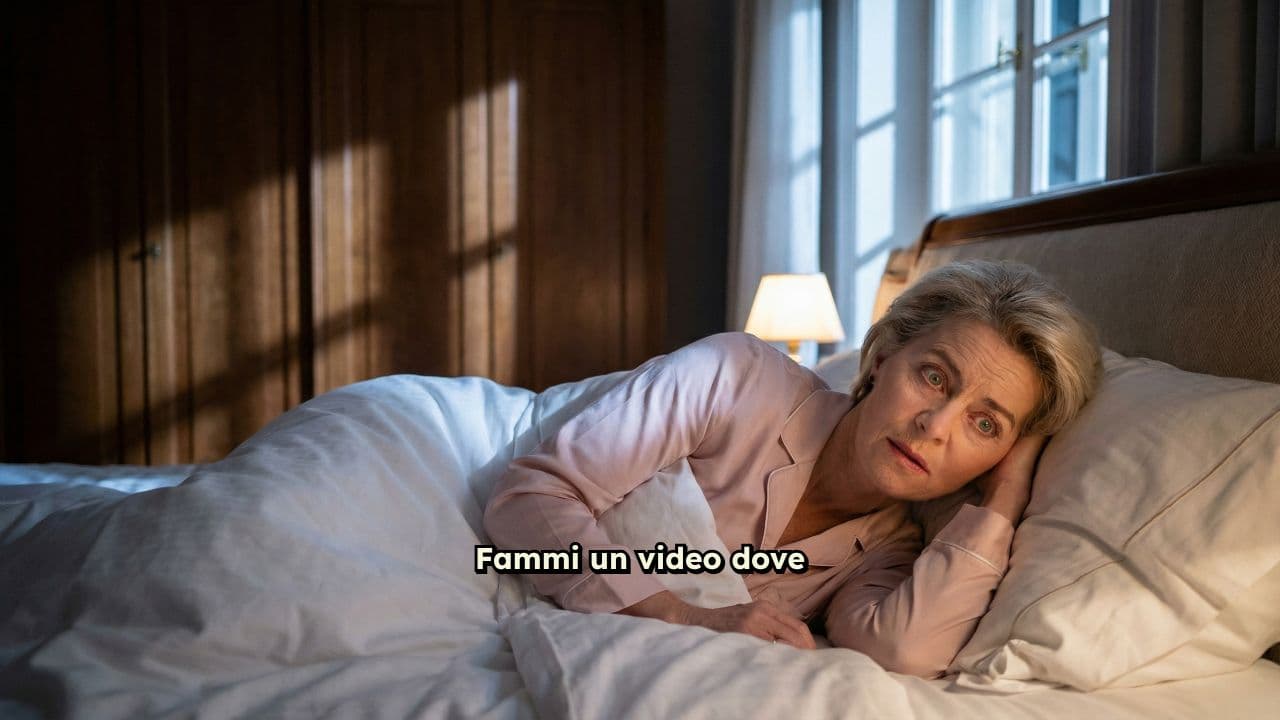 Ursula si sveglia da un incubo