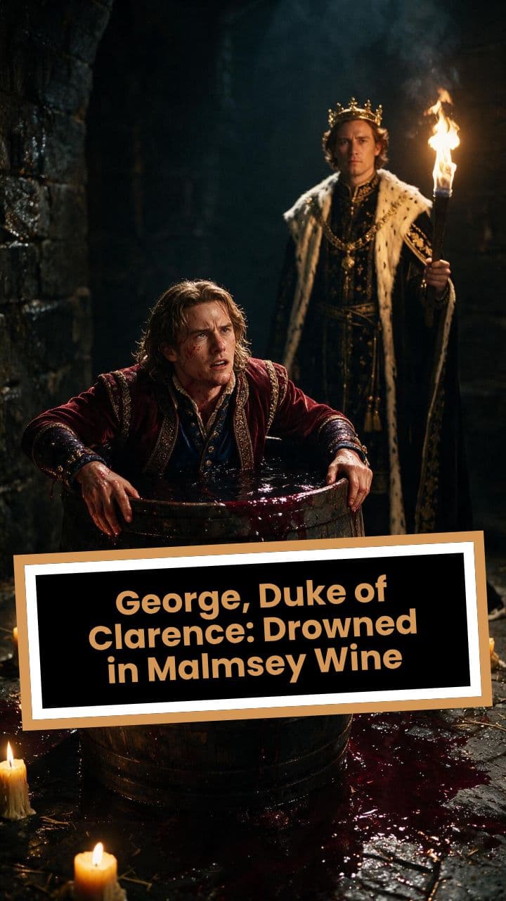 George, Duke of Clarence: Drowned in Malmsey Wine