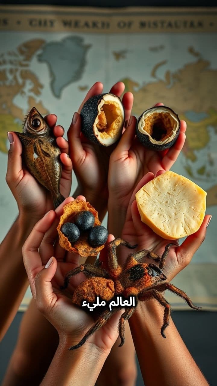 أطعمة غريبة من حول العالم