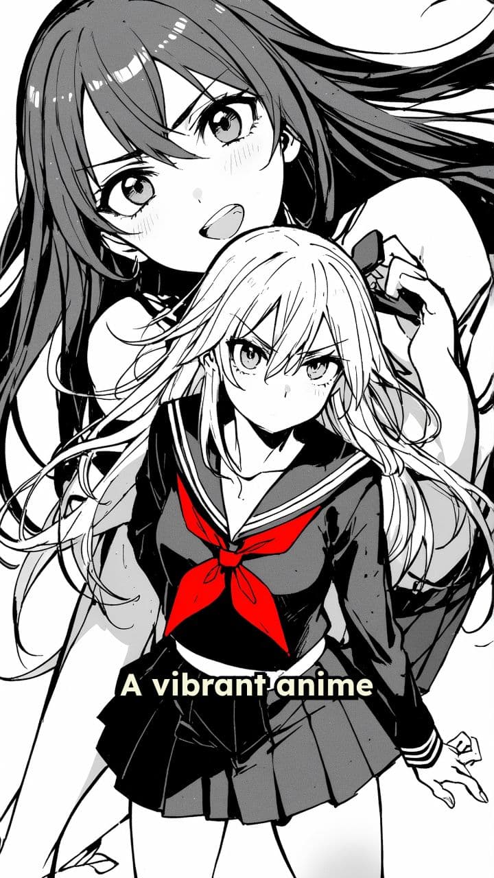 Neon Kiss in a Vibrant City