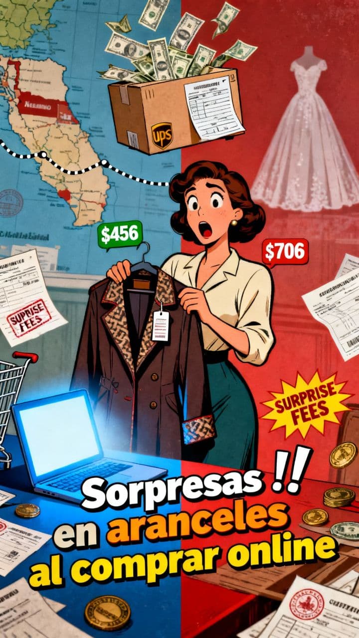 Sorpresas en aranceles al comprar online