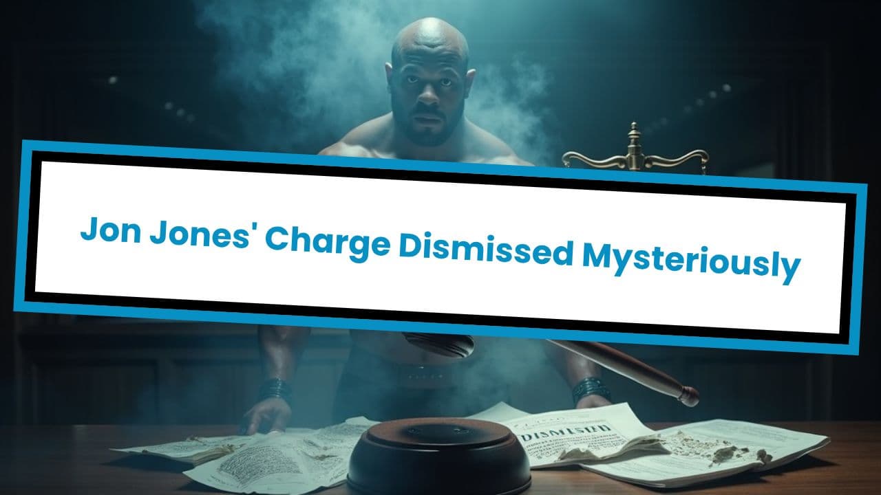 Jon Jones' Charge Dismissed Mysteriously