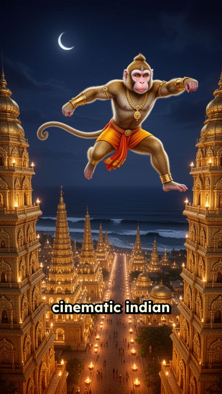 Hanuman Sets Lanka Ablaze