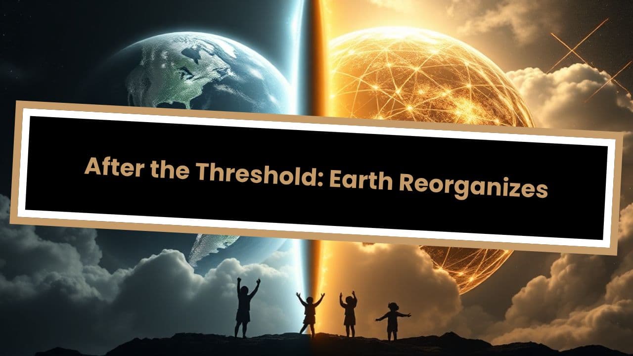 After the Threshold: Earth Reorganizes