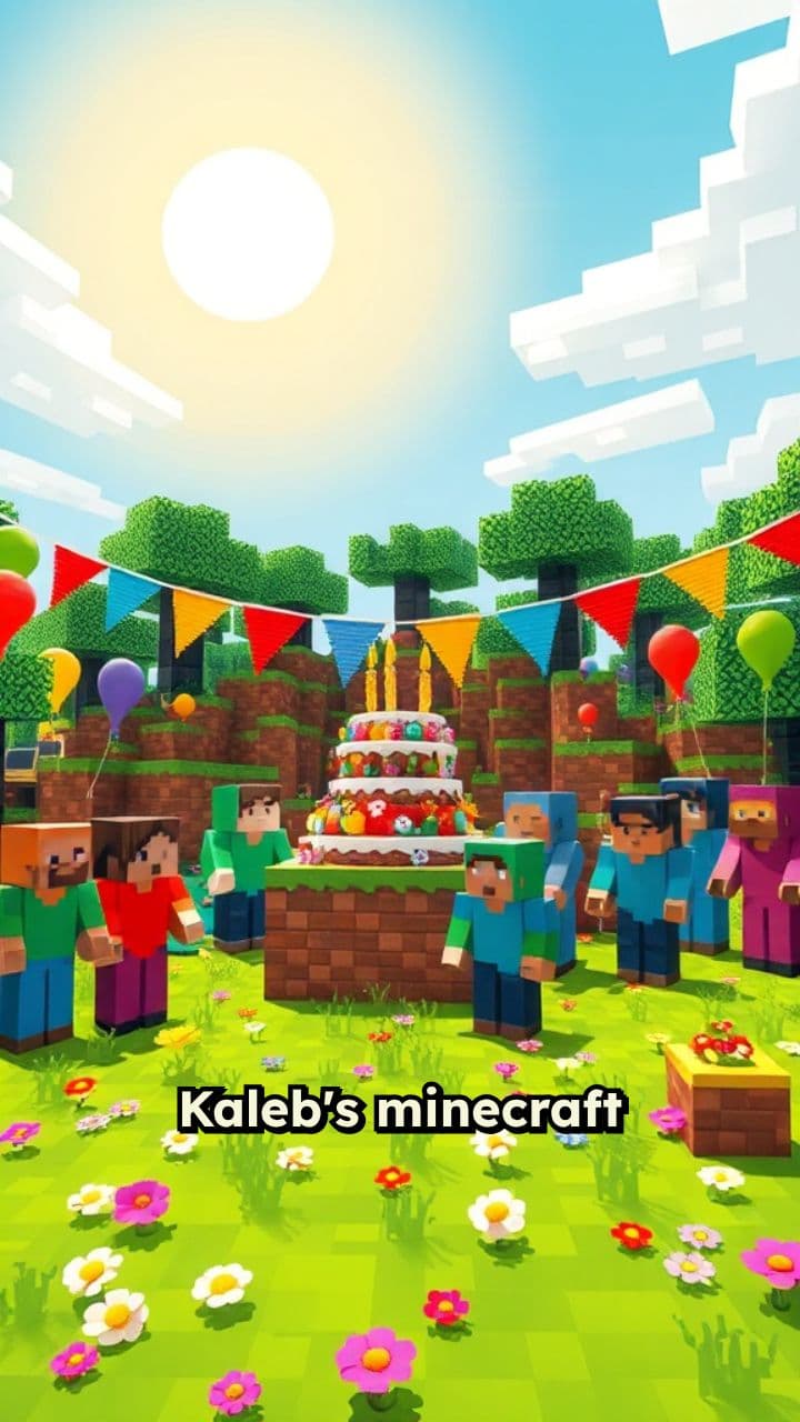 Kaleb's Minecraft Adventure Party