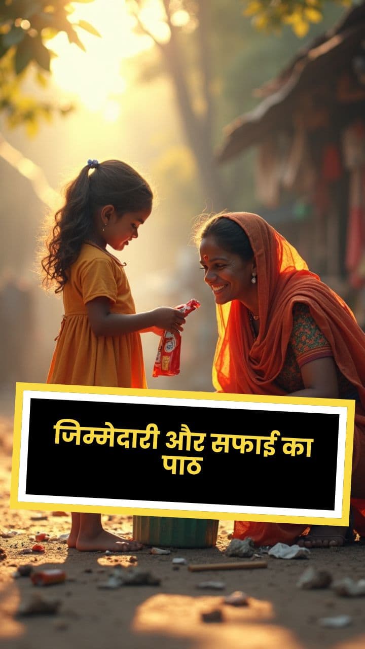 जिम्मेदारी और सफाई का पाठ