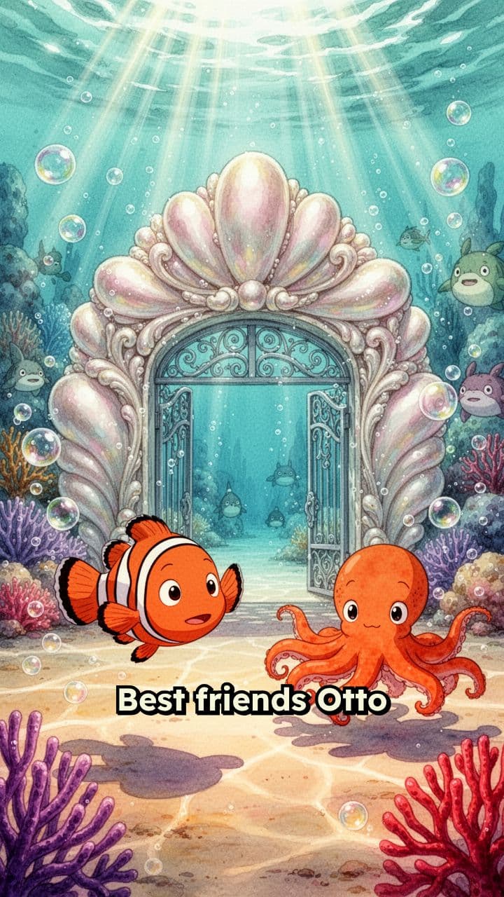 Otto and Finley's Big Slide