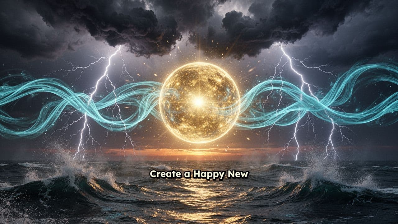 Happy New Year Thunder Glow